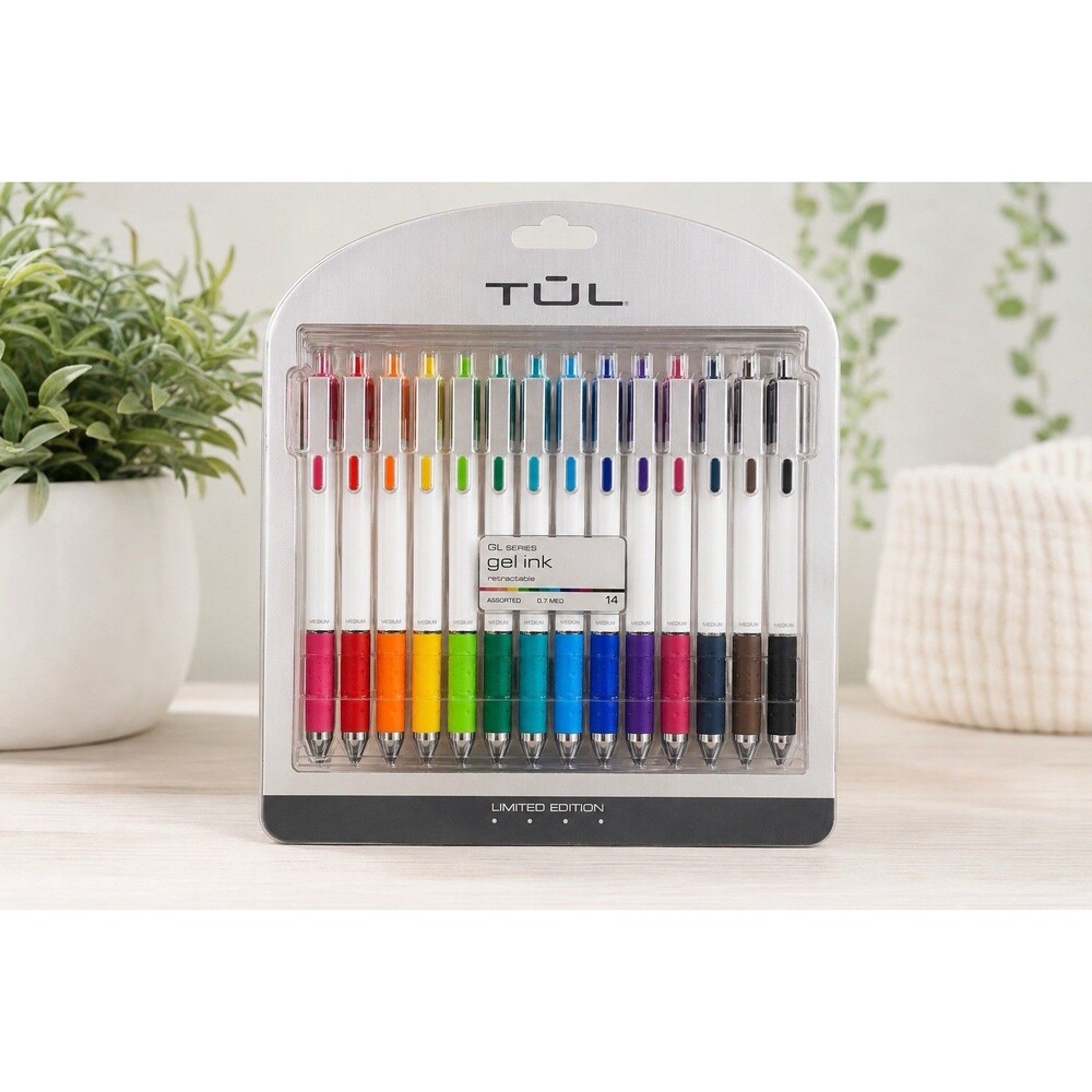 TUL GL Series Limited Edition Retractable Gel Pens 0.7 mm Medium Point 14 Pack